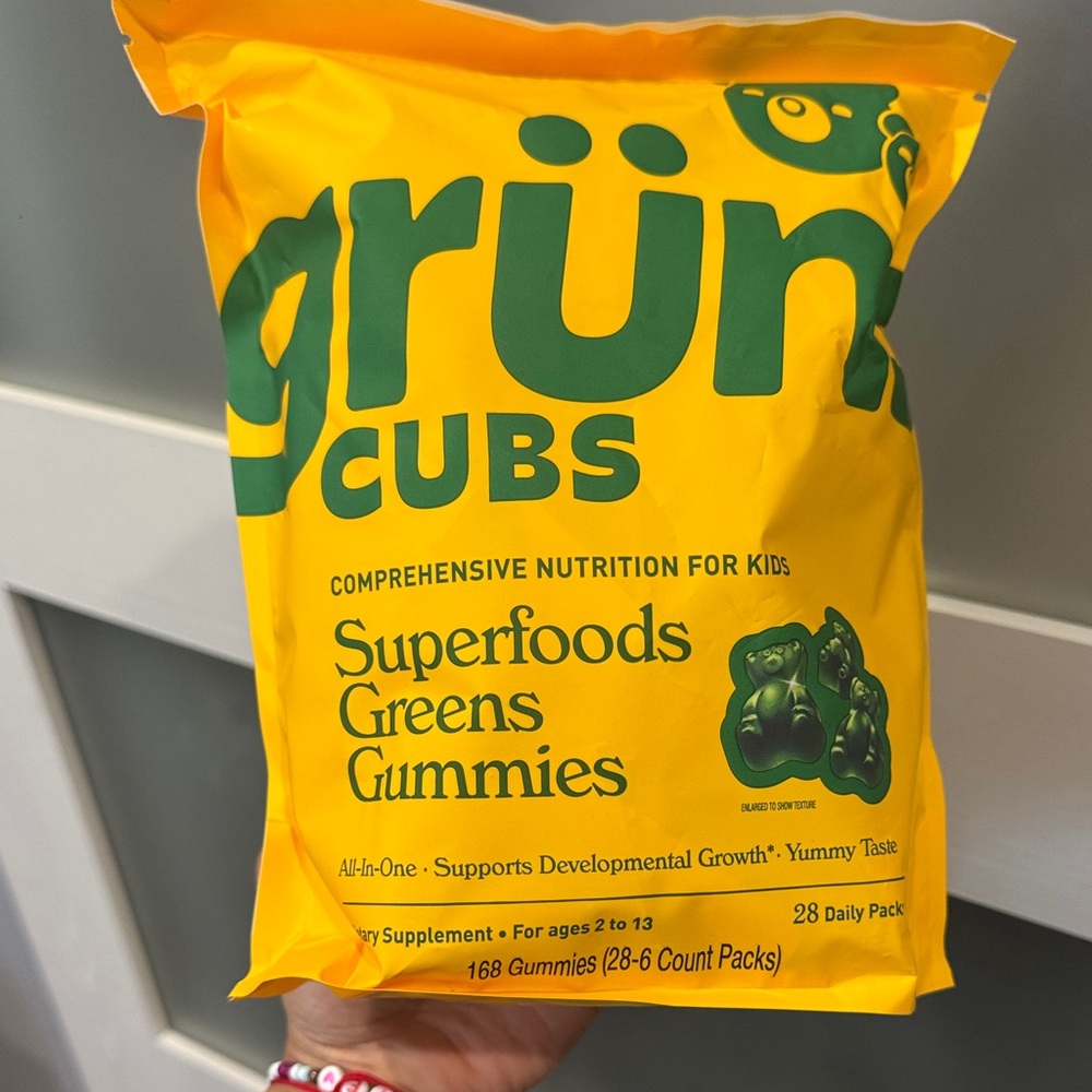 grün CUBS Superfoods Greens Gummies - Yellow & Green